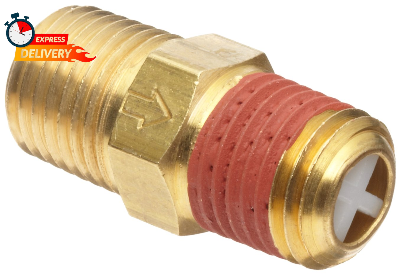 Brass Ball Check Valve 1/4 NPT Male M2525-1Wa Control Devices