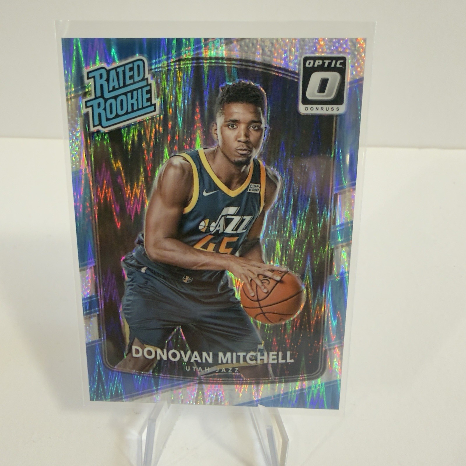 2017-18 Panini Donruss Optic - Rated Rookie Donovan Mitchell #188 Shock (RC)