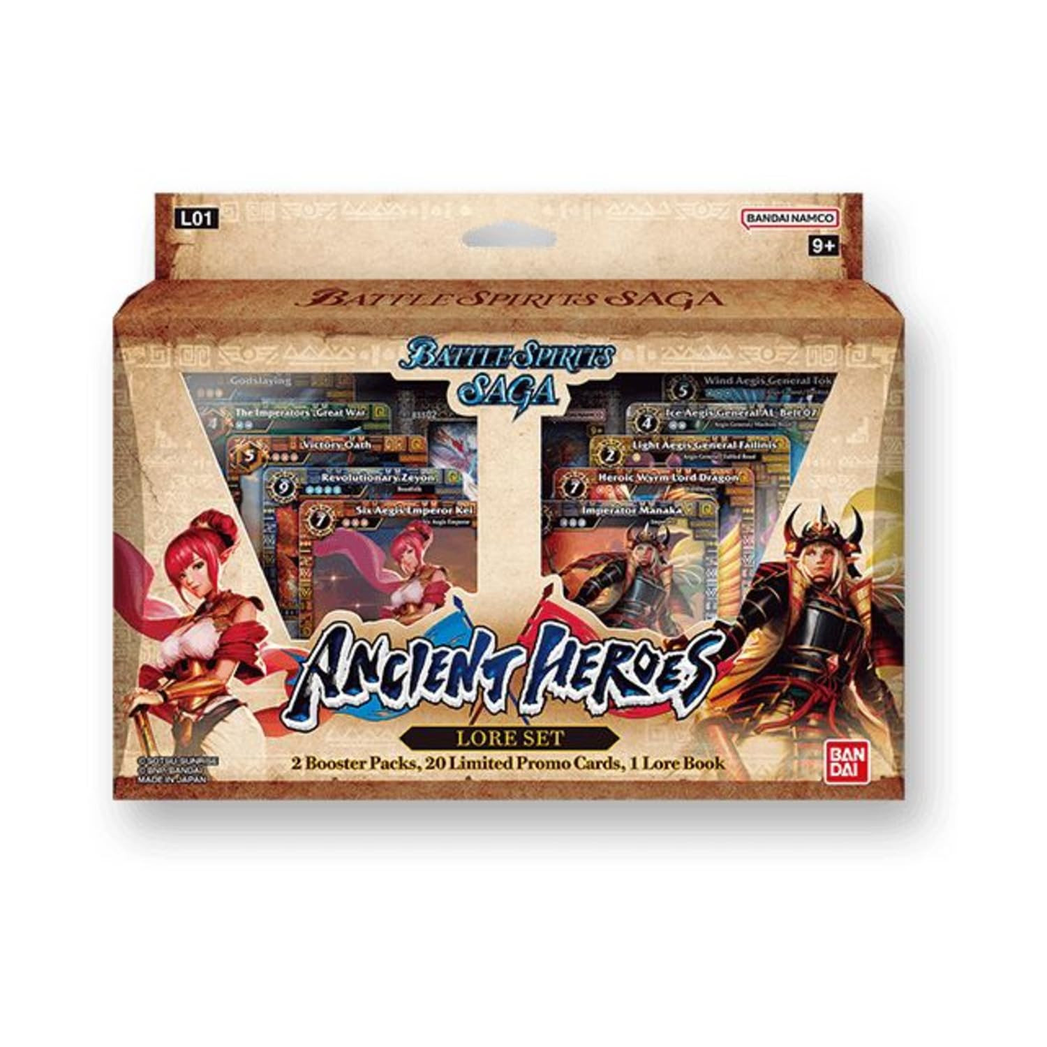 КАРТОЧНАЯ ИГРА САГА О БОЕВЫХ ДУХАХ НАБОР ЗНАНИЙ 01 ДРЕВНИЕ ГЕРОИ 7790₽