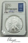 2021 American Silver Eagle T-1 First Day of Issue NGC MS70 Rhett Jeppson Signed