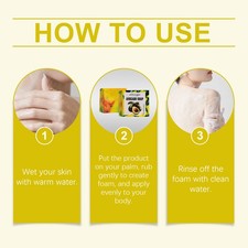 Avocado Body Soap Bar Gentle Moisturizing Cleansing Oil Control for Oily Skin