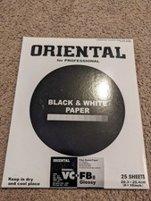 Oriental Seagull VC-FB II Glossy B W Fiber Based Photo Paper 8x10   25 Sheets