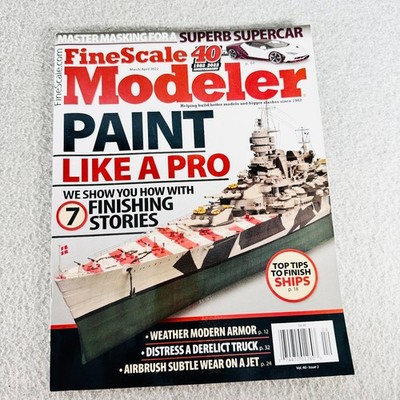 FineScale Modeler Magazine March April 2022 Vol 40 No 2 Painting Tips Finishing