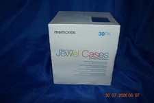 Memorex Slim CD DVD Jewel Cases Multi-Color 30 Pack New  Factory Sealed