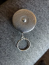 KEY-BAK Key Retractor 24 Stainless Steel Chain Belt Clip Chrome 15 Keys