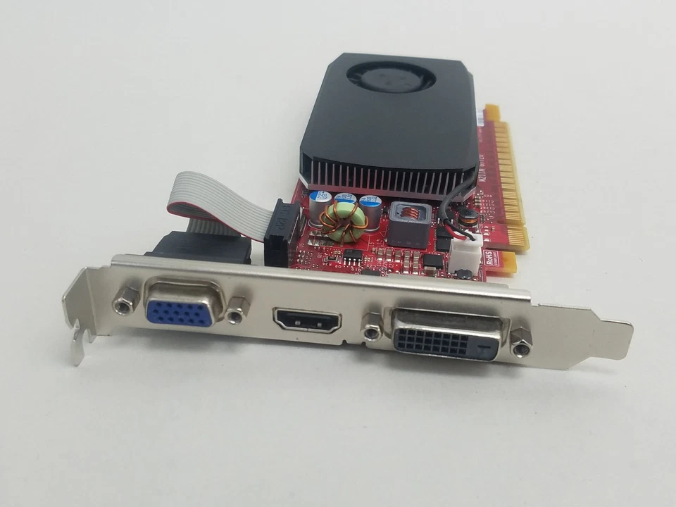 Lote de 2 placas de vídeo desktop Nvidia GeForce GT 720 1 GB DDR3 PCI Express 2.0 x16 - Imagem 2 de 3