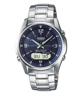 Casio Radio Controlled Watches Silber Herren Armbanduhr LCW-M100DSE-2AER - Bild 1 von 4