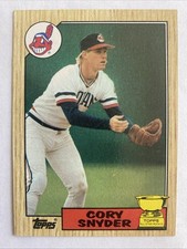 1987 Topps - Cory Snyder #192