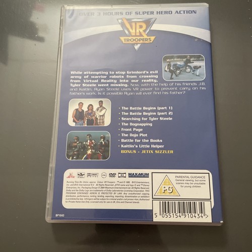 VR Troopers Mega Disc with Volume 2 & 3 Jetix 3 DVD PAL Region 2 Power Rangers - Picture 5 of 15