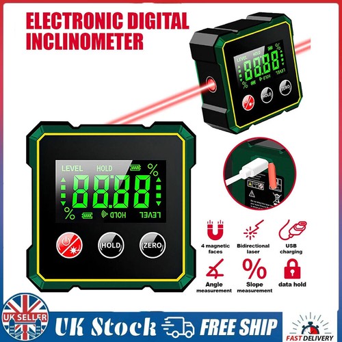 Magnetic Digital Angle Finder with/without Electronic-Laser, Angle Tool 2025 CQ