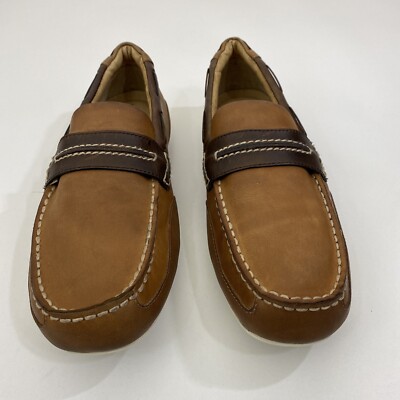 Sperry Top-Sider‎ Mens 11 W Brown Leather Driving Moccasins Loafers STS15640 Men main image 2