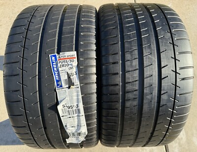 TWO BRAND NEW 285/30ZR20 (95Y) Michelin Pilot Super Sport ZP Run