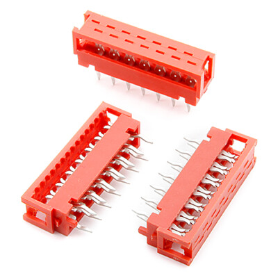 [20pcs] TMM-2-0-14-1 Connector IDC Plug Wire to Board 14W THT