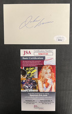 Johnny Bower Signed 3x5 Card JSA Cert w/COA HOF Goalie NHL Toronto Maple Leafs!