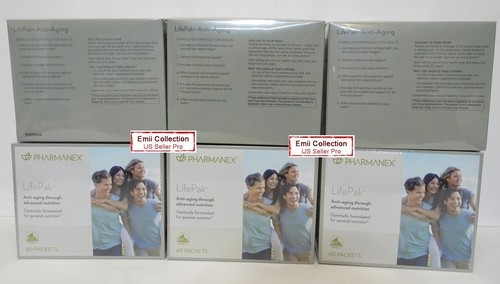 Nu Skin Nuskin Pharmanex Lifepak Anti Aging 60 Packets (6 Boxes) - Picture 2 of 2