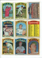 D - 1972 Topps 27 card lot: Pirates/Braves Team, Twins RCs, etc. NO DUPS!