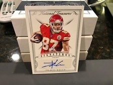 National Treasures Autograph Signatures Chiefs Travis Kelce  07/99  2015