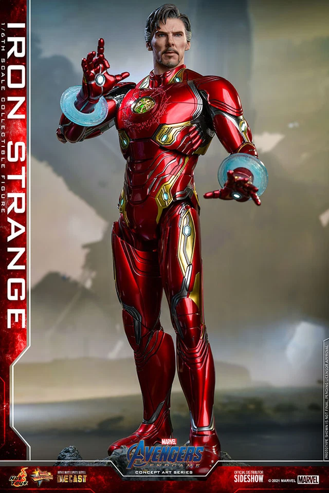 Figura Hot Toys MMS606D41B arte conceptual hierro extraño diecast escala 1/6 en stock Foto 4 de 4