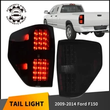 LED Smoke Tail Lights Brake  Parking Lamps For 2009-2014 Ford F150 F-150 Pickup