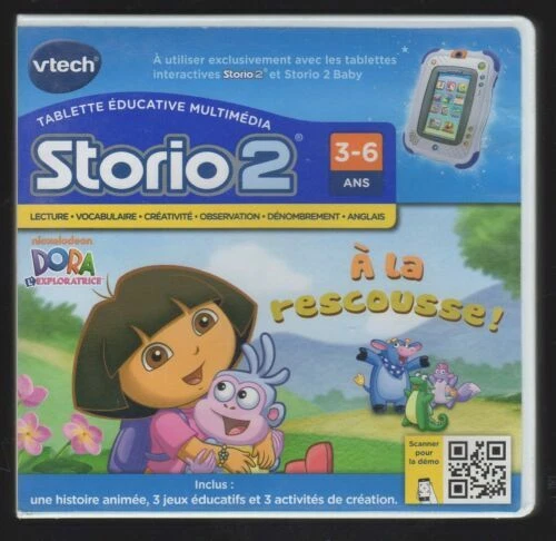 Jeu VTECH STORIO 2: DORA A LA RESCOUSSE - Photo 1/1
