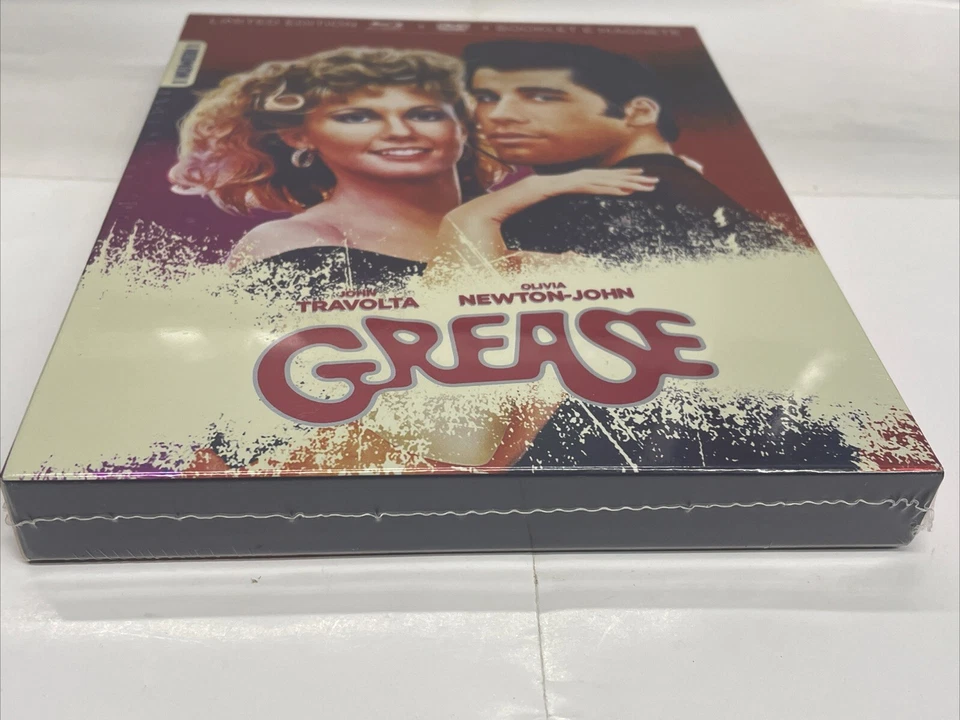 GREASE (1978) blu ray + dvd + booklet magnete- edizione limitata numerata-nuovo - Immagine 4 di 4
