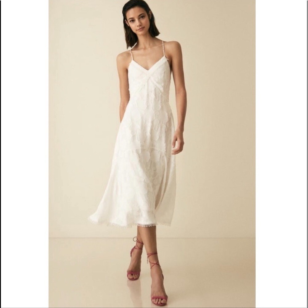 Reiss Ania Lace Dress in White. NWT Size 2. Retail- $450 | eBay