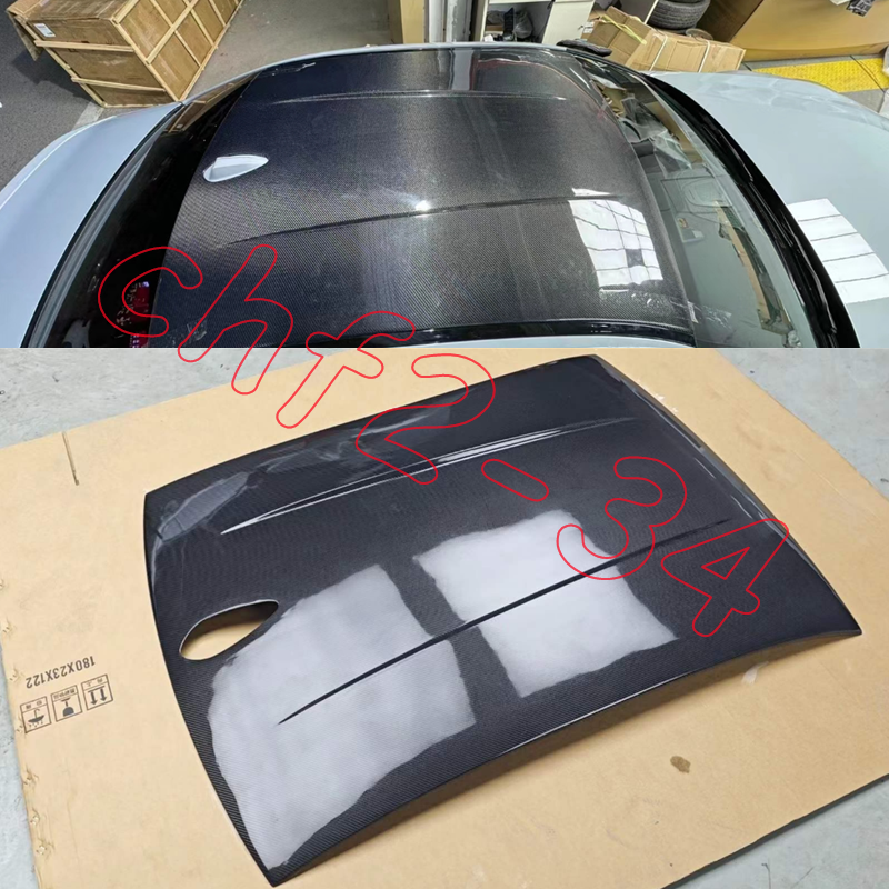 For BMW M2 G87 Real Carbon Fiber Roof Cover Trim 2023-2025