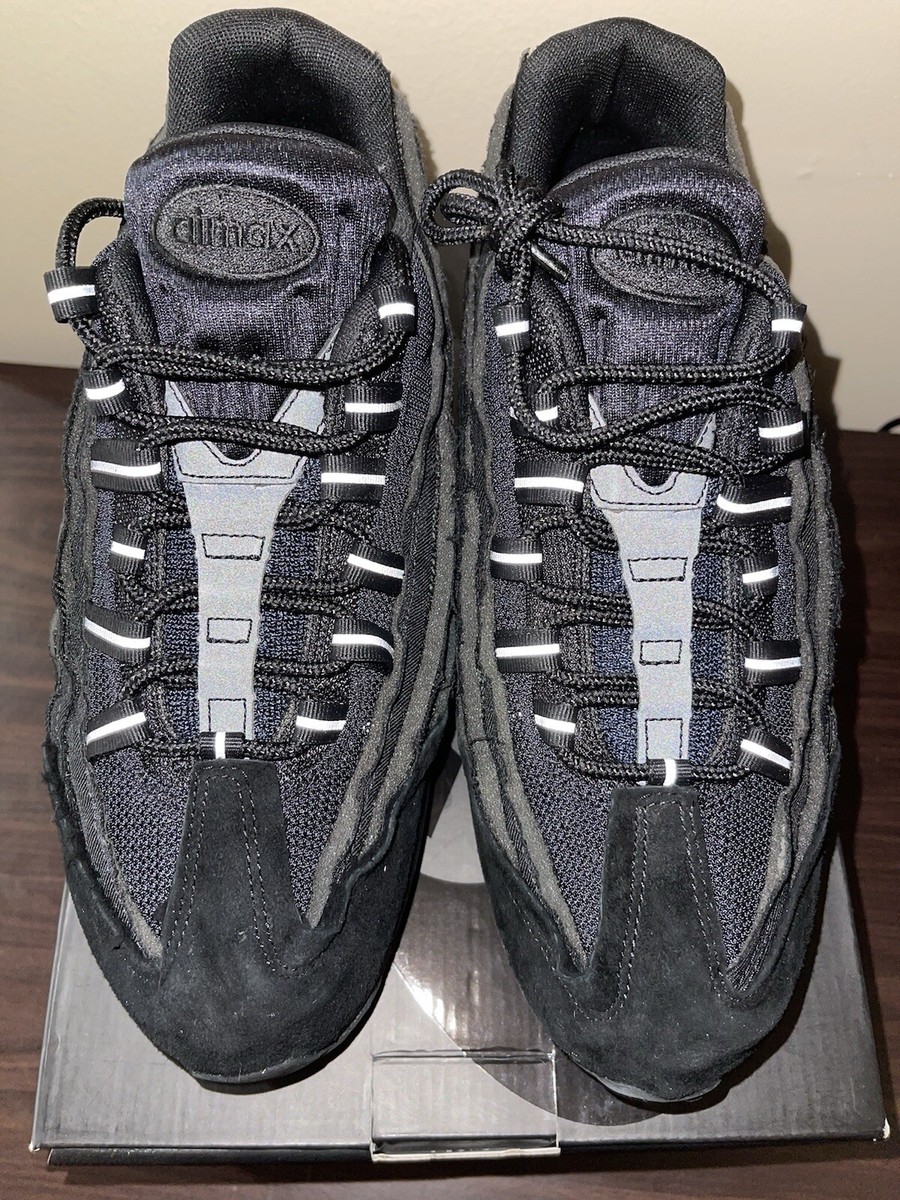 RARE Size 9 Nike Comme des Garçons x Air Max 95 Black New | eBay RARE Size 9 Nike Comme des Garçons x Air Max 95 Black New | eBay