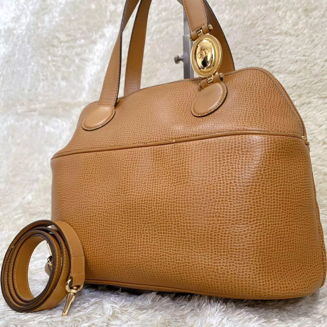 Sac à main Christian Dior cuir authentique marron moyen femme France 113571