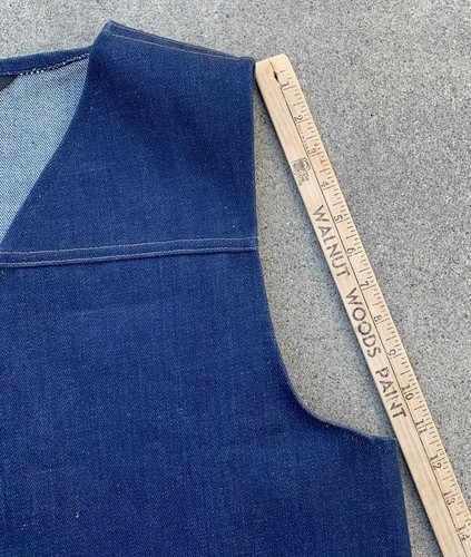 vintage Sears Western Wear denim vest Roebucks snap front cowboycore size XL - Picture 24 of 24