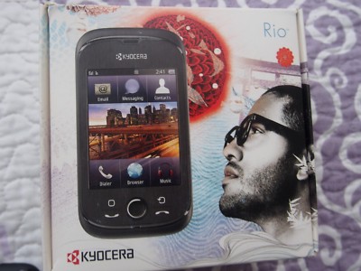 Kyocera Rio E3100 - Black (Open Mobile) Cellphone Basic Phone 