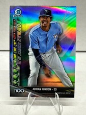 2017 Bowman Chrome Scouts' Updates #BSU-AR Adrian Rondon Tampa Bay Rays