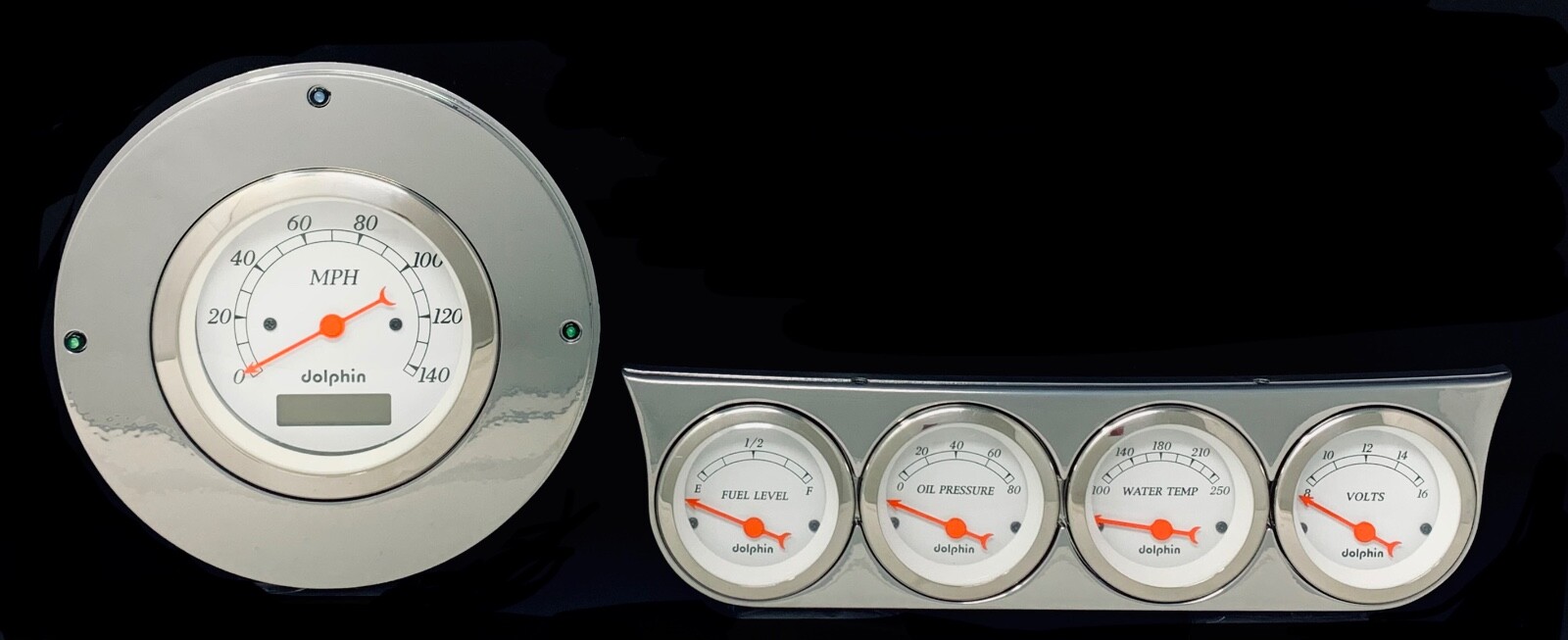 1949 1950 Ford Car 5 Gauge Dash Panel Insert Aluminum Powder Coated