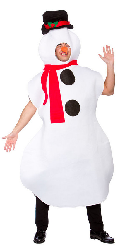 Muñeco de Nieve Disfraz Regalo de Navidad Disfraz Obra Hombre Mujer