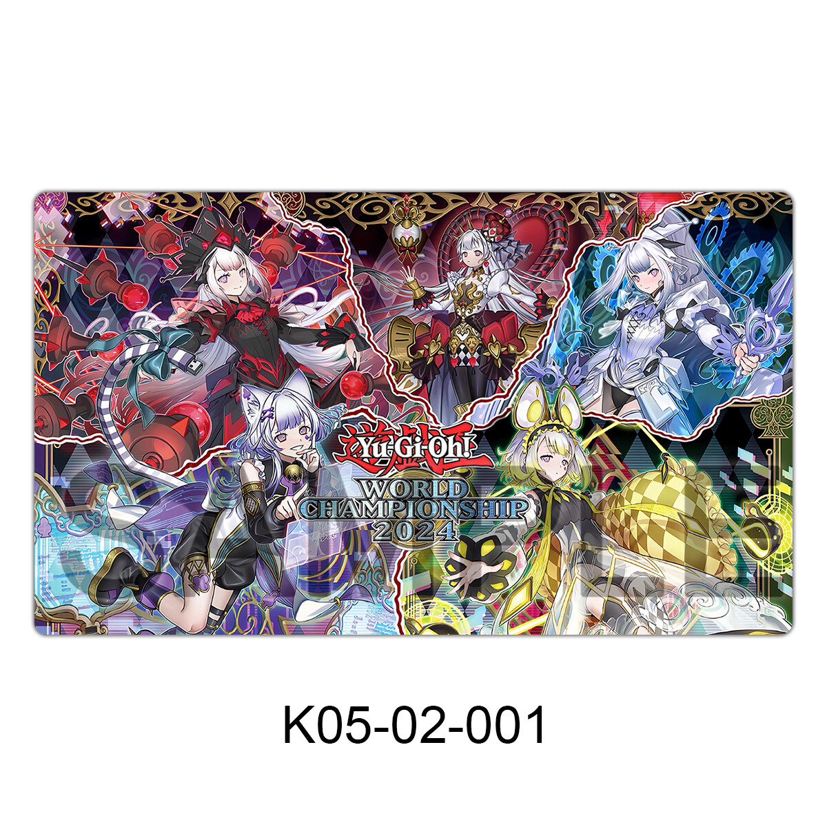 Yu-Gi-Oh! Playmat M∀LICE QUEEN Hearts of Crypter Mat TCG Trading