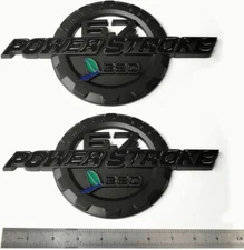 2pcs 6.7L Power Stroke B20 Door Side Fender Emblems 3D Badge for 11-16 250 350