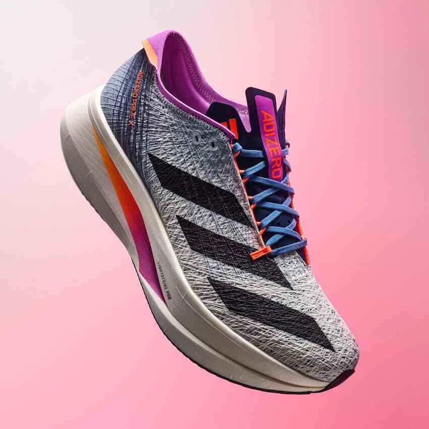 New Adidas Adizero Prime X Strung Running Shoes Sz 13 Off White