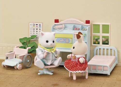 Sylvanian Families Doctor Office Friendly Hospital H-17 Set Calico Critters - Picture 6 of 6