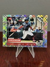 2021 Donruss Holo Diamond Livestream Insert Ronald Acuna Jr. #LS5 Atlanta Braves