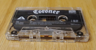 Coroner Self Titled Compilation Error Cassette 1995 Noise N 0212-4UX