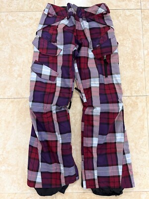 Women's Burton Dry Ride Snowboard Pants - Multicolor (Barely worn)