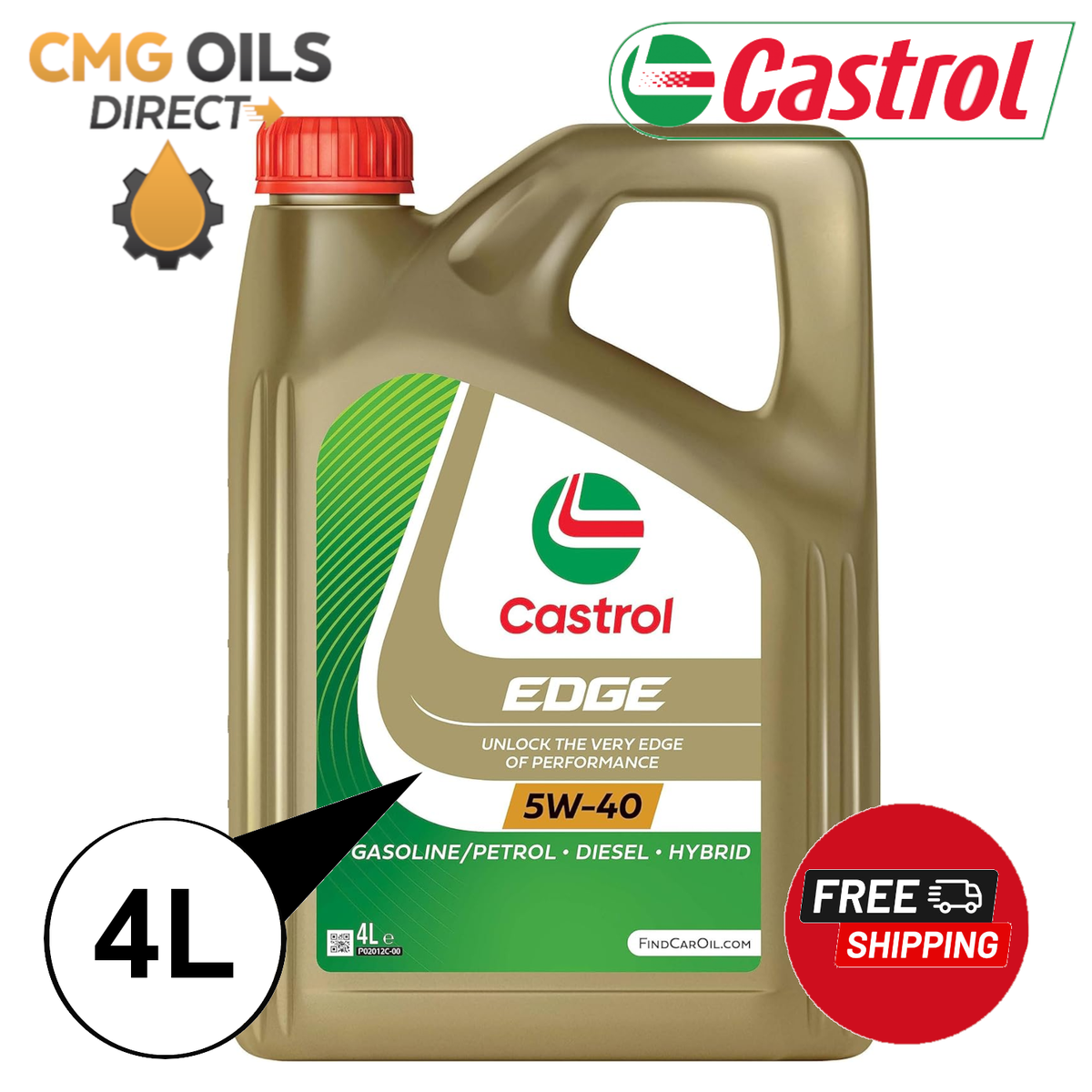 カストロール 全国送料無料4L×2本 カストロール エッジ 5W-40 SP A3/B4