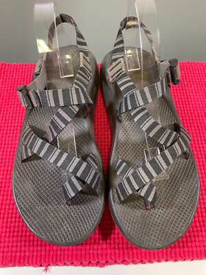 Chaco Sandals Mens Size 12 Gray/Black Straps Excellent  display picture 3