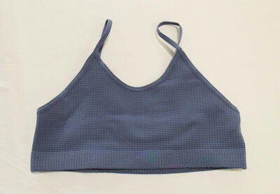Treasure & Bond Girl's Scoop Neck Textured Bralette CM5 Blue Size 16 NWT