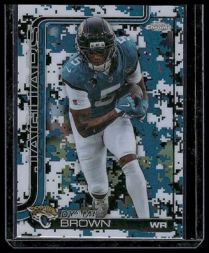 2025 Topps Chrome #136 Dyami Brown Team Camo