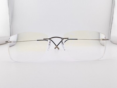 Silhouette Eyeglasses, Frames Only, 5515 00 6560, 54-19-150, Titanium, Austria