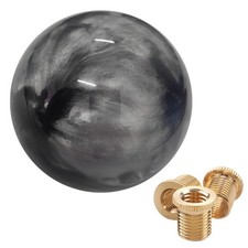 Round Ball Marble Style Shift Knob Universal Manual Gear Stick Shifter Black Round Ball Marble Style Shift Knob Universal Manual Gear Stick Shifter Black