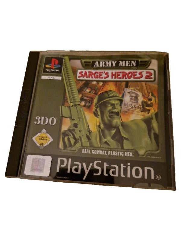 3DO Army Men Sarge's Heroes 2 PlayStation 1 PS1 Jeu d'Action PAL