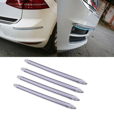 4X Car Front Rear Bumper Corner Guard Anti Scratch Protector Sticker Accessorize