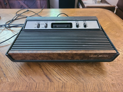Atari 2600 Sears Telegames 4-switch console (NTSC) with Games and Power Supply